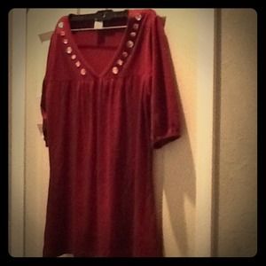 Dark Burgundy Tunic