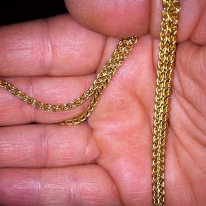 14k gold rope necklace