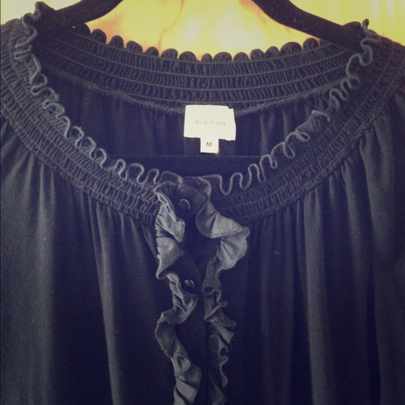 ⛔Sold in bundle ⛔Ella moss ruffled cardigan