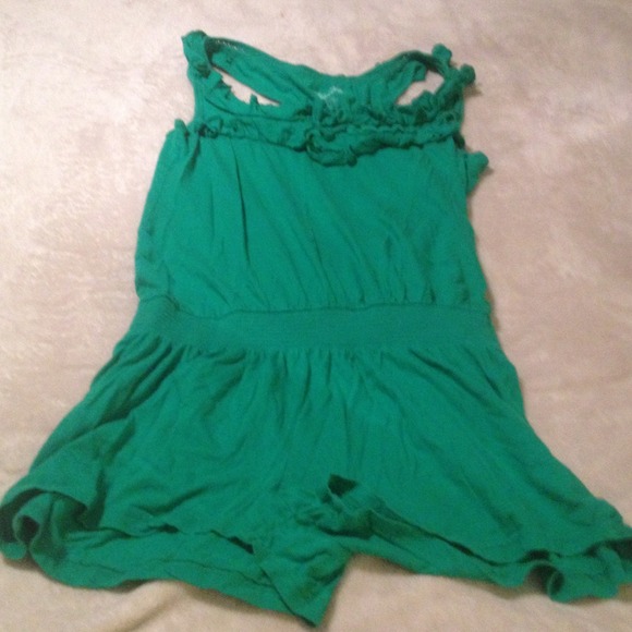 Green Cotten romper