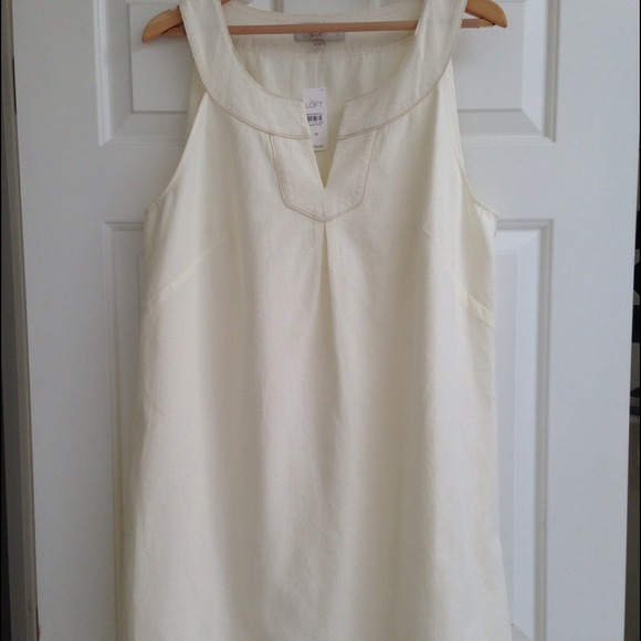 *SOLD* LOFT cotton sheath dress