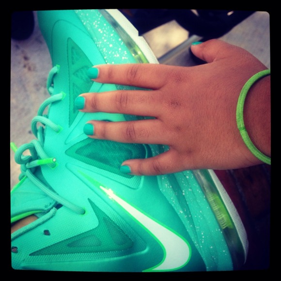 Spring color Lebrons sneakers