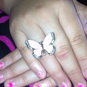 Unique butterfly ring