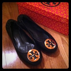 Tory Burch Reva Flats! Size 8, worn once