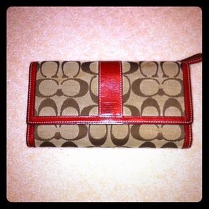 Authentic coach wallet
