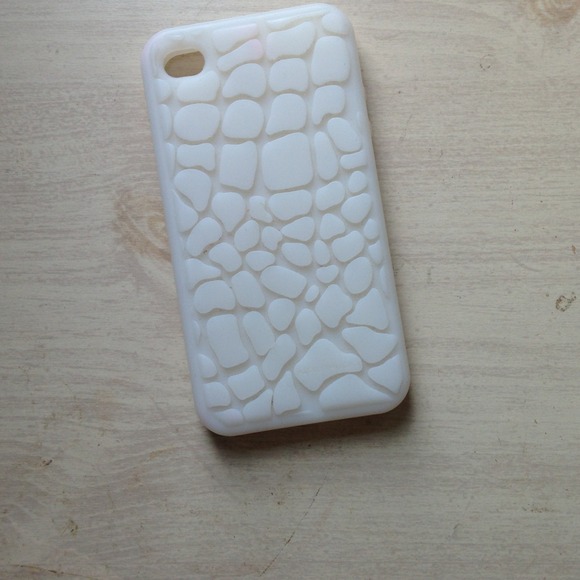 White giraffe iPhone case