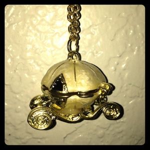 Cinderella's carriage necklace locket