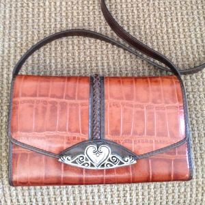 Brown Strap Purse.