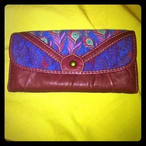 Peacock wallet .