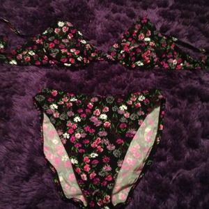 Vintage floral bathing Suit