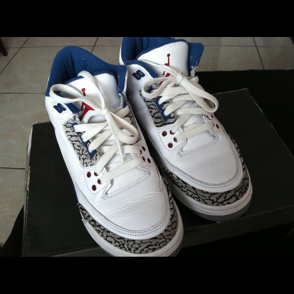 Jordan true blue 3s - Picture 3 of 4