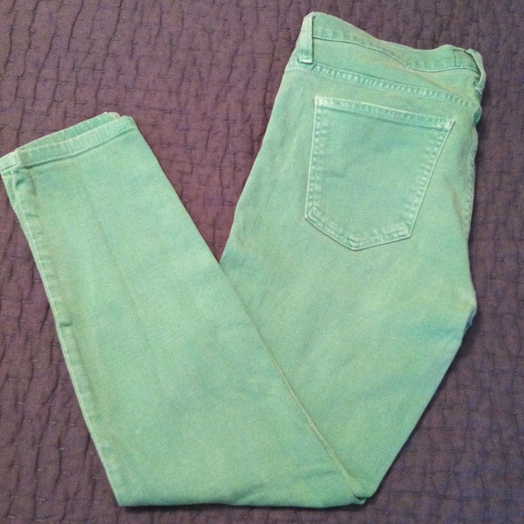 Current/Elliott Denim - Current/Elliot green skinny jeans