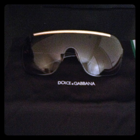 Dolce and Gabbana retro shield sunglasses