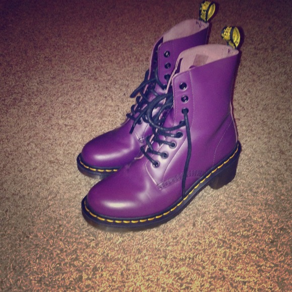 Purple Dr. Martens, size 8