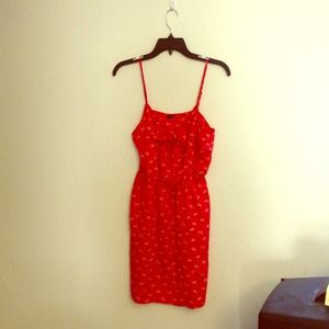 SOLD Red Bows Summer Dress
