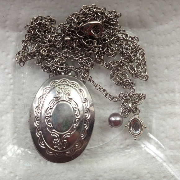 Silver Locket Necklace