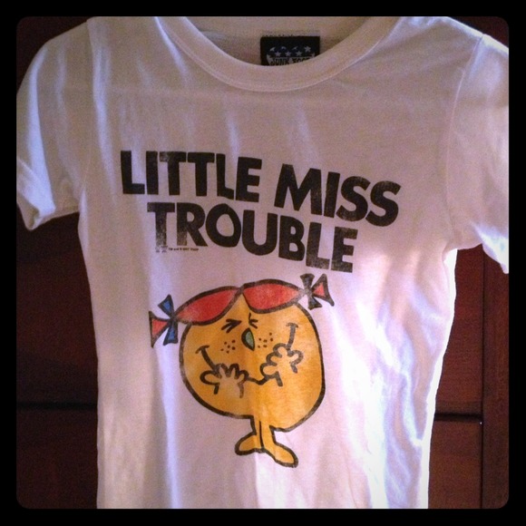 Little miss trouble Junk Food tee