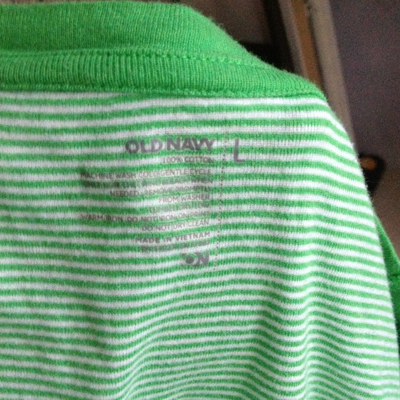 Green and white long sleeve - Picture 3 of 3