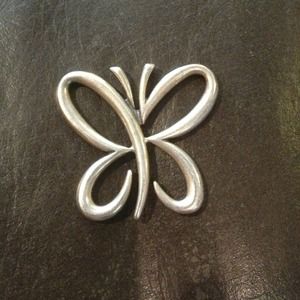 James Avery floating butterfly pendant