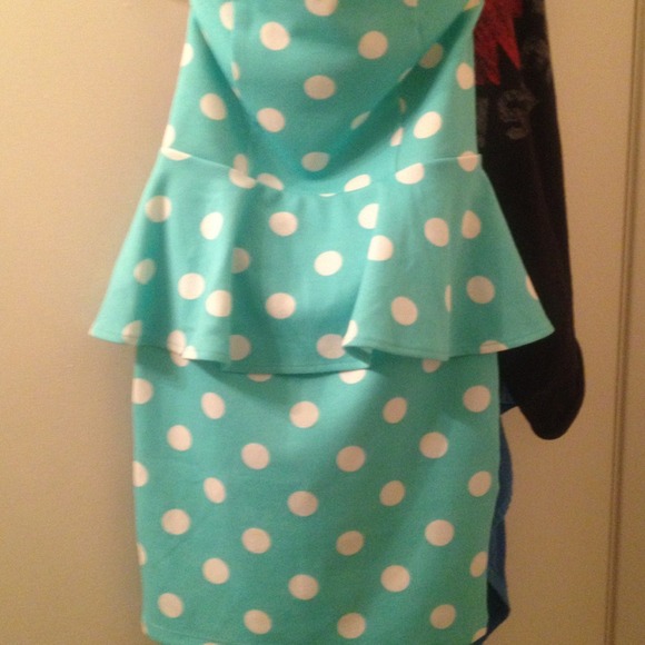 💥SOLD💥Mint Peplum Dress