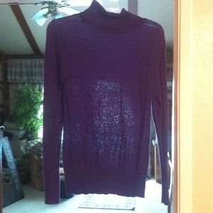 A purple turtleneck from Forever 21