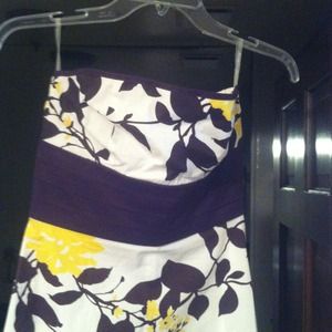 Strapless summer dress