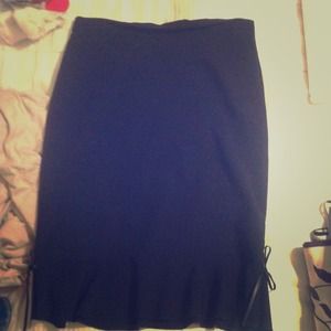 Black dress skirt