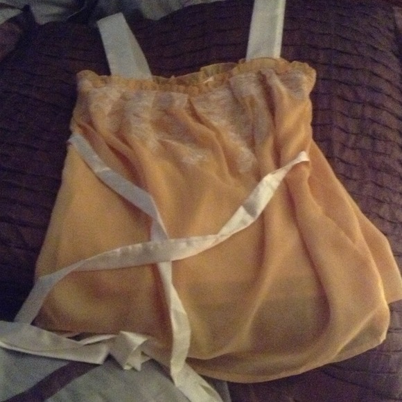 Yellow cute summer top