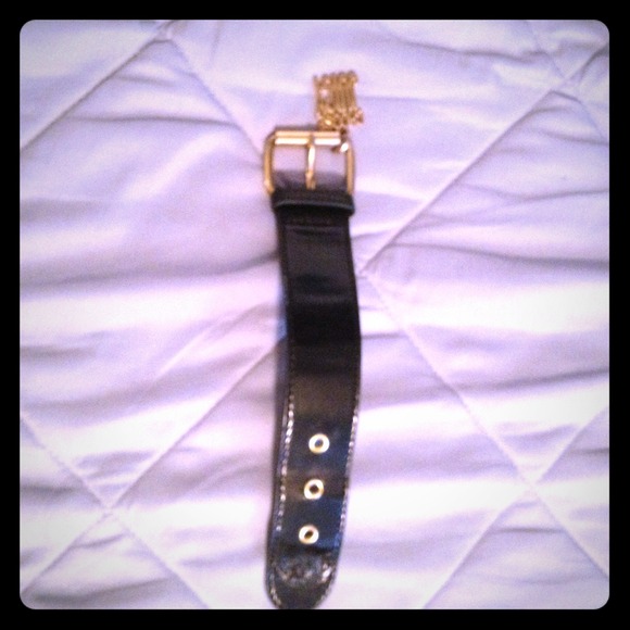 Black Juicy Couture belt Bracelet