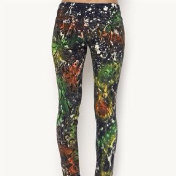Splatter Smudge Stretch Jeans - Picture 2 of 3