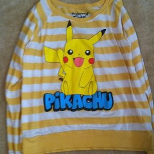 pikacu crew neck