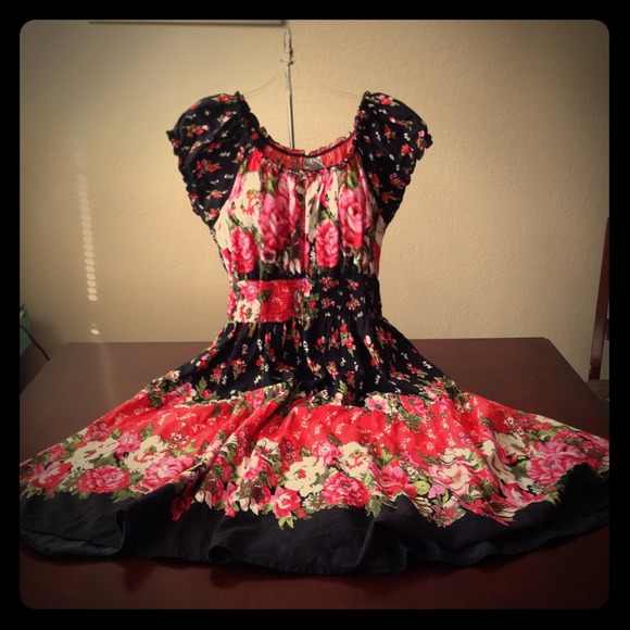 💲SALE❗Peasant style A-line floral dress