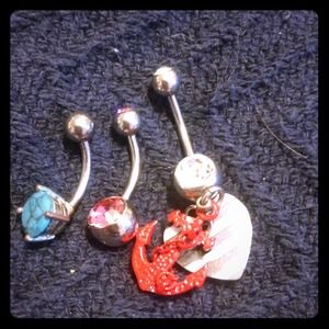 🌷Hold🚫 anchor belly ring