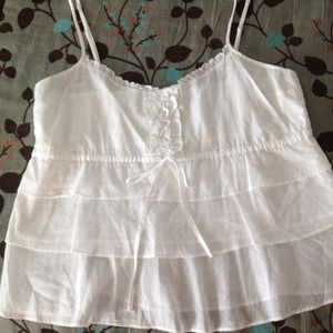 Juicy Couture ruffled tank top