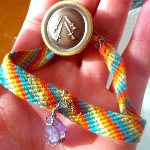 Homemade Peace Bracelet