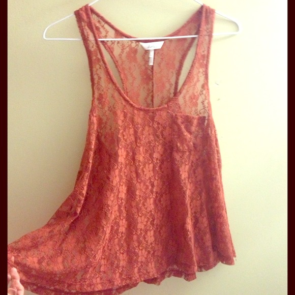 PACSUN ORANGE TOP MEDIUM