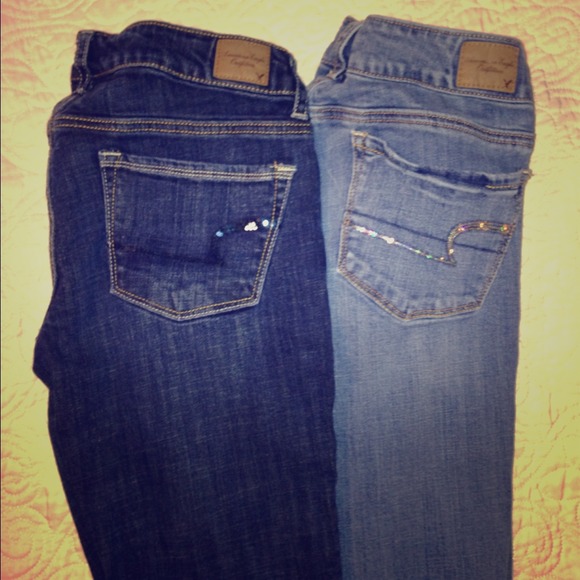 American Eagle skinny kick denim bundle