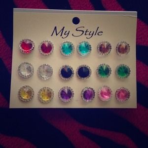 Stun flower earrings