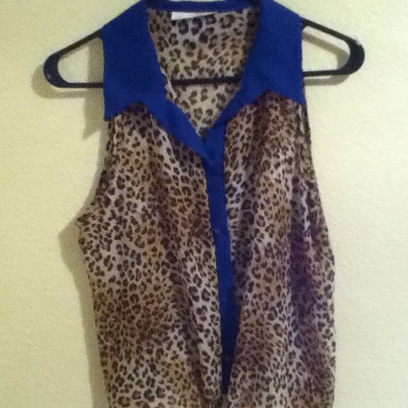 Cheetah print tank