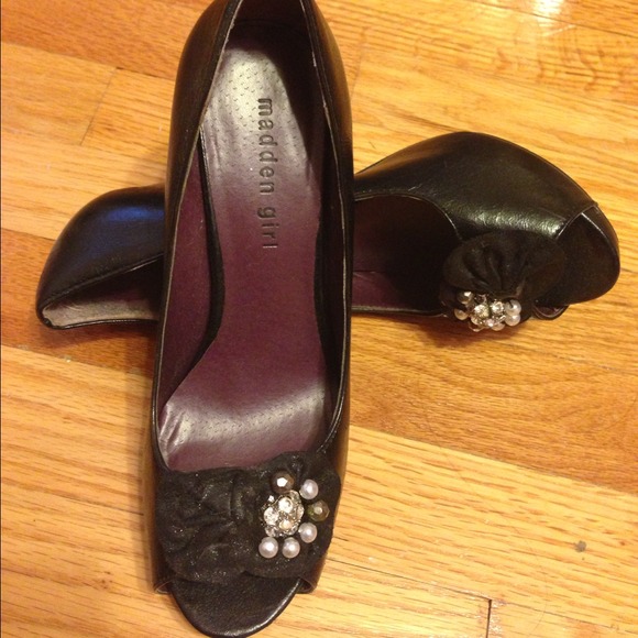 Black madden girl heels - Picture 3 of 4