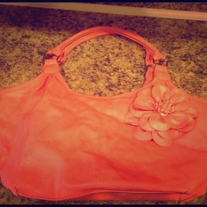 Coral colored purse!
