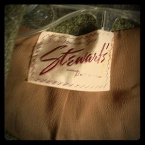 Green Authentic Vintage jacket and Skirt set. Neg.