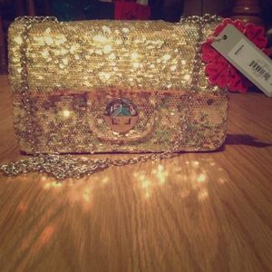 Gold sequin crossbody💛 Price = negotiable