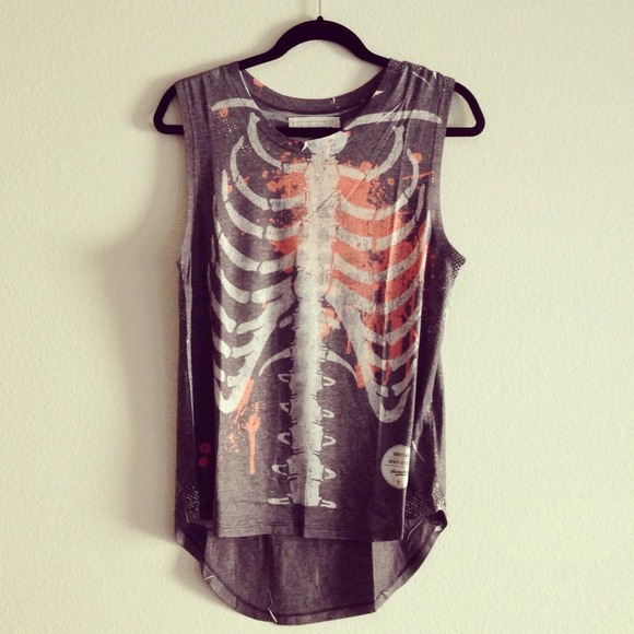 Tops - Rib cage tank - small