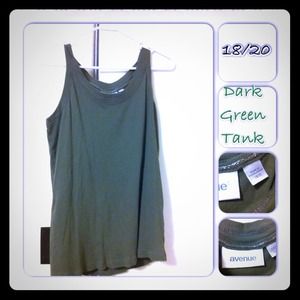 ❌SOLD❌Dark Green Tank top