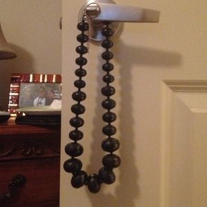 Black beaded necklace from WHBM