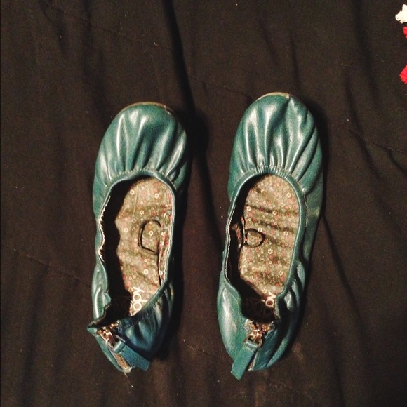 Blue flats