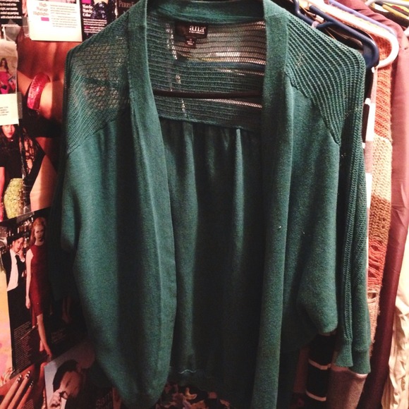 Blue cardigan