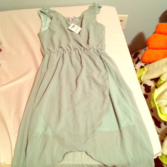Charlotte Russe teal dress