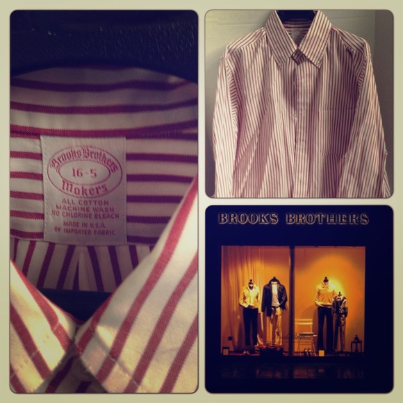 Men: Brooks Brothers Long Sleeve Cotton Shirt